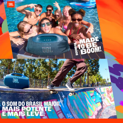 Caixa de Som JBL Boombox 4 Bluetooth 34h IP68