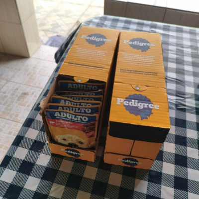 Pack Ração Úmida Pedigree Sachê Carne 100 g