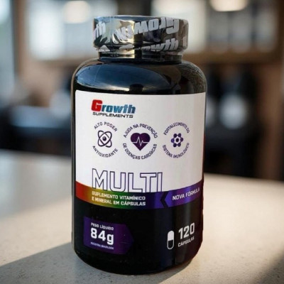 Multivitamínico 120 Cáps. Growth Supplements