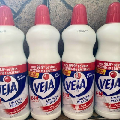 🧽 Limpador para Limpeza Pesada Cloro Ativo 2 em 1 - 1L