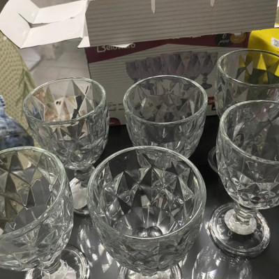 Jogo 6 Taças de Cristal 340ml Vitrex