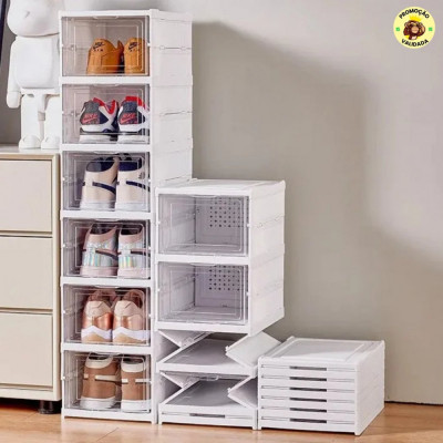 Sapateira Organizador Sapatos Empilhável