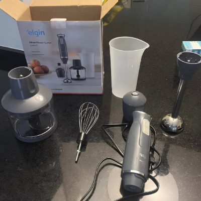 Mixer Power Inox 3 em 1 600W Elgin Lunar 220V