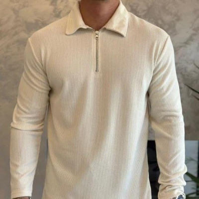 Kit 2 Camisas Polo Manga Longa Masculina