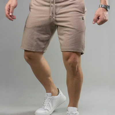 Kit 2 Bermudas Preta e Caqui Casual