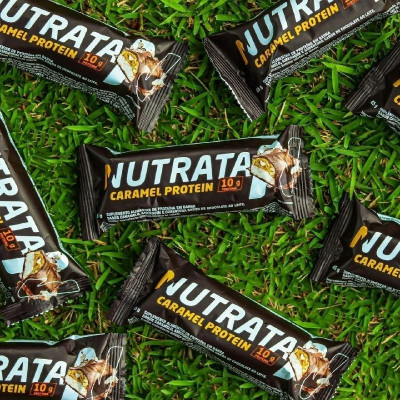 DOCINHO MAROMBA12 Unidades Barra de Proteína Nutrata Caramel