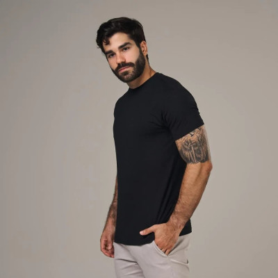 Camiseta Tech T-shirt Lupus Back Preto G