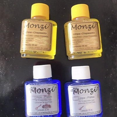 Limpa Pratas Folheado ou Joias Monzi 35ml