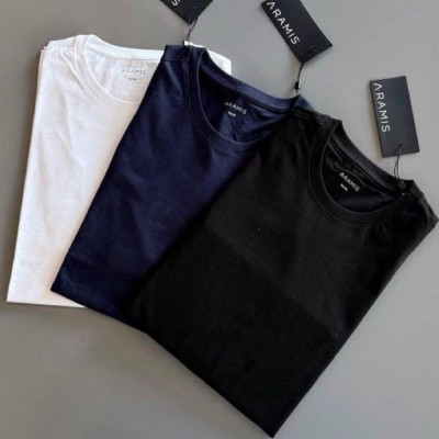 Kit 2 Camisetas Aramis Básicas Pretas