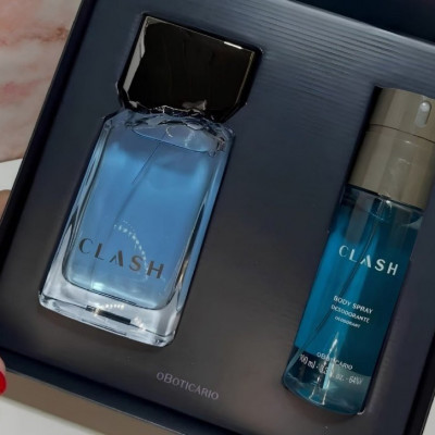 Kit Boticário Perfume Clash 100ml + Body Spray 100ml