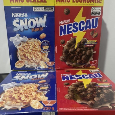 Kit Cereal Matinal Chocolate Nescau 210g + Snow Flakes 230g