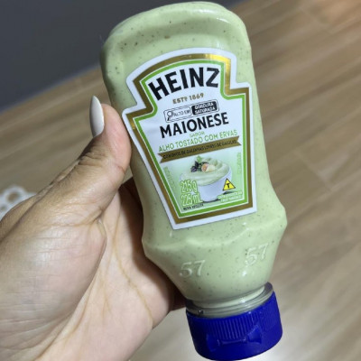 Heinz Maionese Alho Tostado Com Ervas 215g