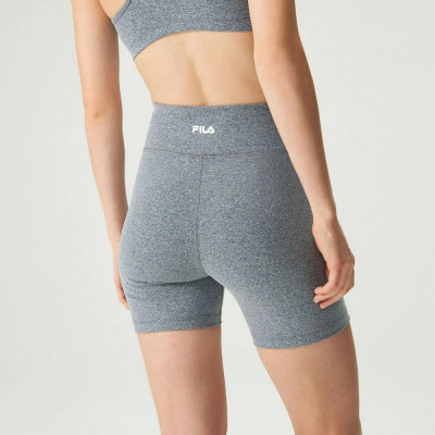Bermuda Feminina Fila Cinza Médio Liso G