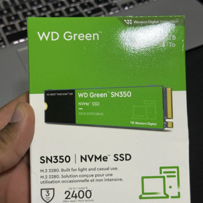 WD Green SN350 NVMe SSD 1TB M.2 2280 Azul