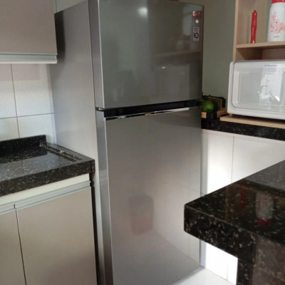 Geladeira LG Frost Free Inverter 395L Inox