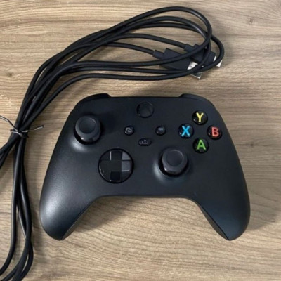 Controle para Xbox Sem Fio Preto + Cabo USB-C