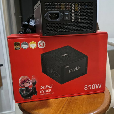 Fonte XPG Kyber 850W 80 Plus Gold Preto