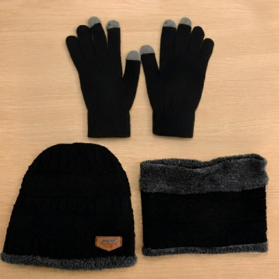 KIT INVERNO Kit Gorro + Cachecol + Luva Touch