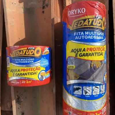 Fita Asfáltica Auto Adesiva Aluminizada 30 Cm X 10 M