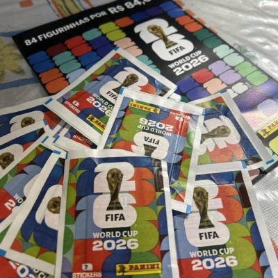 Blister com 12 Pacotes de Figurinhas Copa FIFA 2026