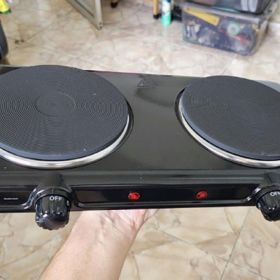 Fogão Elétrico Portátil Cooktop Elgin Double Cook 2 Bocas 110V