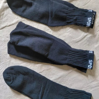 Kit 15 Pares Meias Masculinas Cano Alto