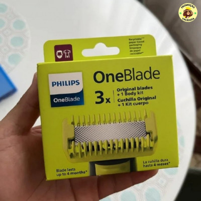 Lâminas de Reposição Originais Philips OneBlade QP630/51