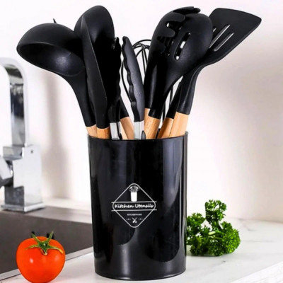 Kit 12 Utensílios de Cozinha em Silicone