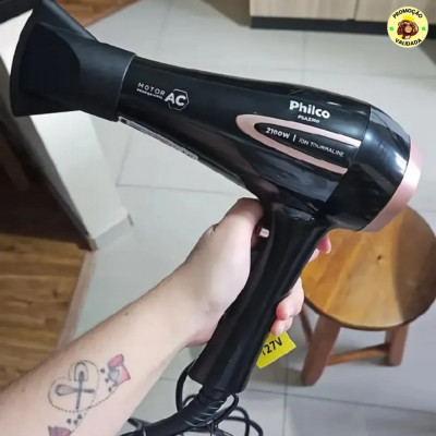 Secador De Cabelos Philco Psa3250 Ions Tourmaline 2100w