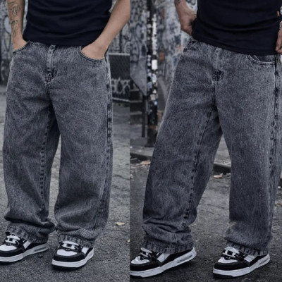 Calça Jeans Estonada Streetwear Baggy