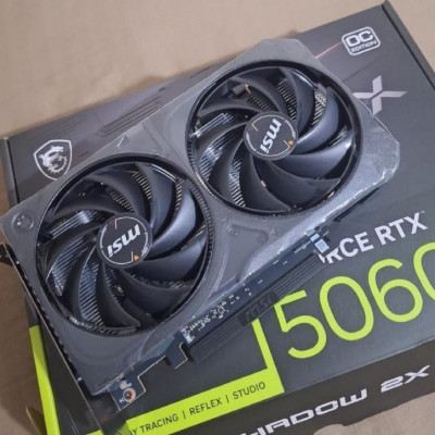 Placa de Vídeo MSI RTX 5060 Shadow 2X OC, 8GB, GDDR7