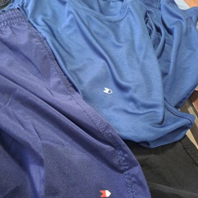 Kit 5 Pçs Camisas Regata Dry-fit + Short Tactel GG