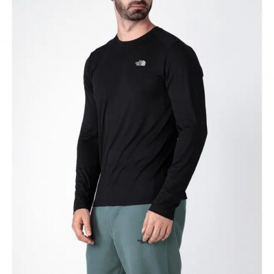 Camiseta Masculina Hyper Tee L/s Crew TNF Black