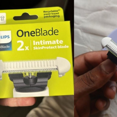 Lâminas de Reposição Philips OneBlade Intimate - 2 unidades