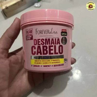 Máscara Ultra Hidratante Desmaia Cabelo Forever Liss