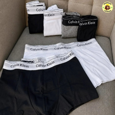 Kit Com 4 Cuecas Boxer Cotton Calvin Klein