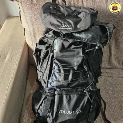 Mochila Cargueira Tática Grande Impermeável 90l