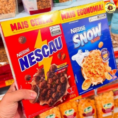 Kit Cereal Matinal Chocolate Nescau 210g + Snow Flakes 230g