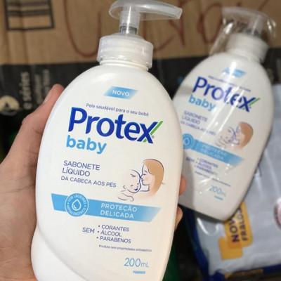 Sabonete Líquido Bebê Protex Baby Delicate Care 200ml