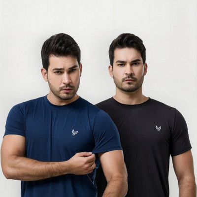 Kit 2 Camisas Dry Fit Masculina Academia