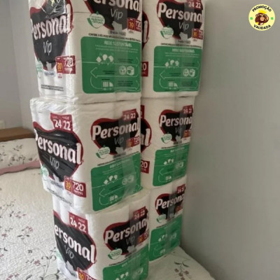 Papel Higiênico Folha Dupla, Branco 24 unidades