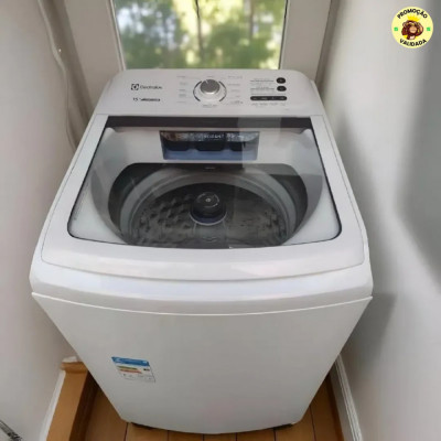 Maquina de Lavar Electrolux 15kg Premium Care com Cesto Inox