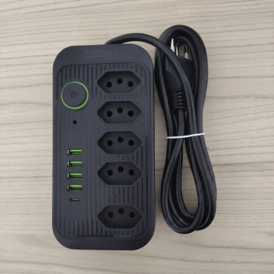 Extensão Coibeu Wkc-541 10 Tomadas 2m USB