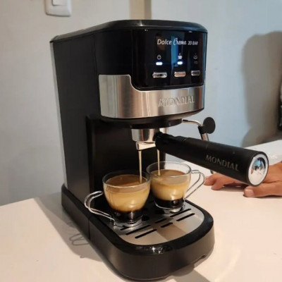 ☕ Cafeteira Espresso Dolce Crema 20 Bar, 1200W, MONDIAL