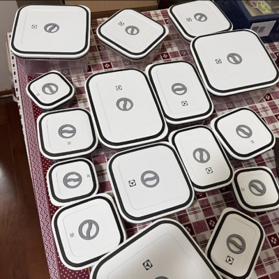 Kit 16 Potes Herméticos Plástico Multiuso Electrolux