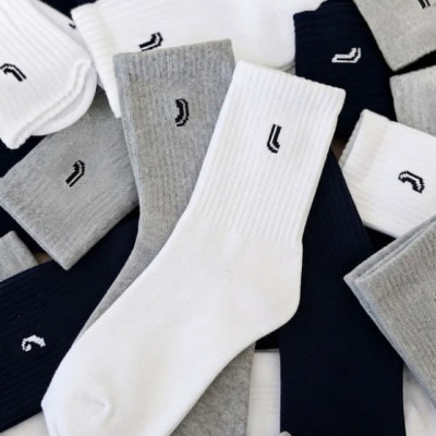 Kit 10 Pares Meia Lupo Masculina Cano Médio
