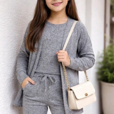 Conjunto Bella Infantil Lãzinha 3 Peças Menina
