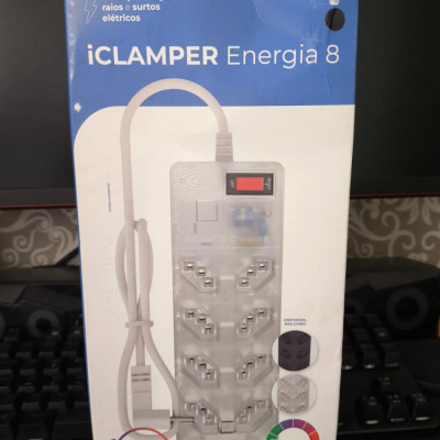 Filtro de Linha iCLAMPER 8 Tomadas 3P 10A