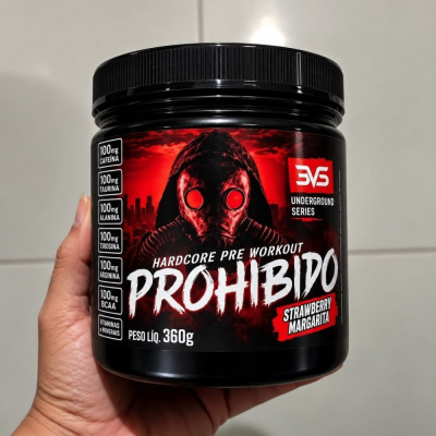 Prohibido Pré-Treino Strawberry Margarita