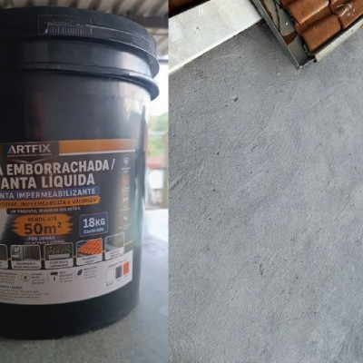 Manta Liquida Emborrachada 18kg Impermebilizante Premium